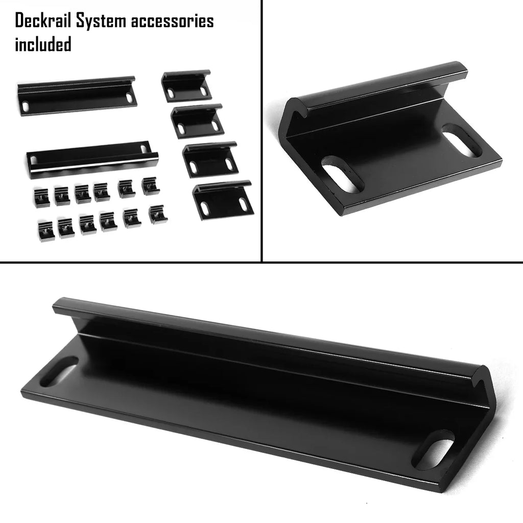 DNA Motoring TTC-TRISOFT-060 for 2016 to 2019  Tacoma 6' Bed Fleetside Adjustable Tri-Fold Soft Top Trunk Tonneau protector 17 18