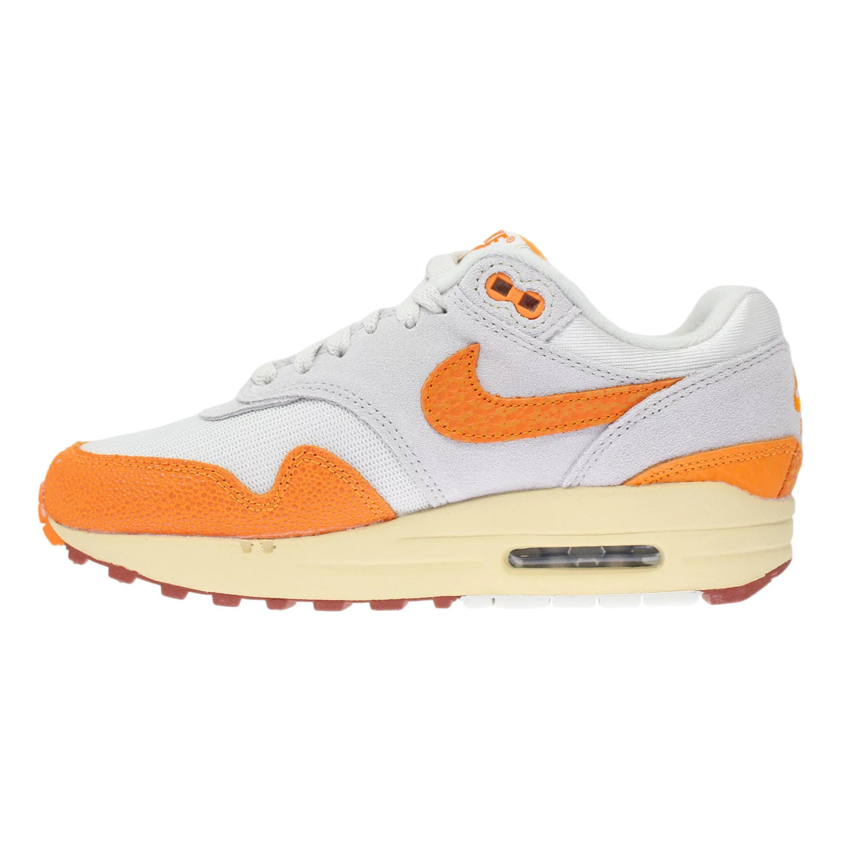 Air Max 1 Light Bone/Magma Orange DZ4709-001 Women's Size 9 Medium