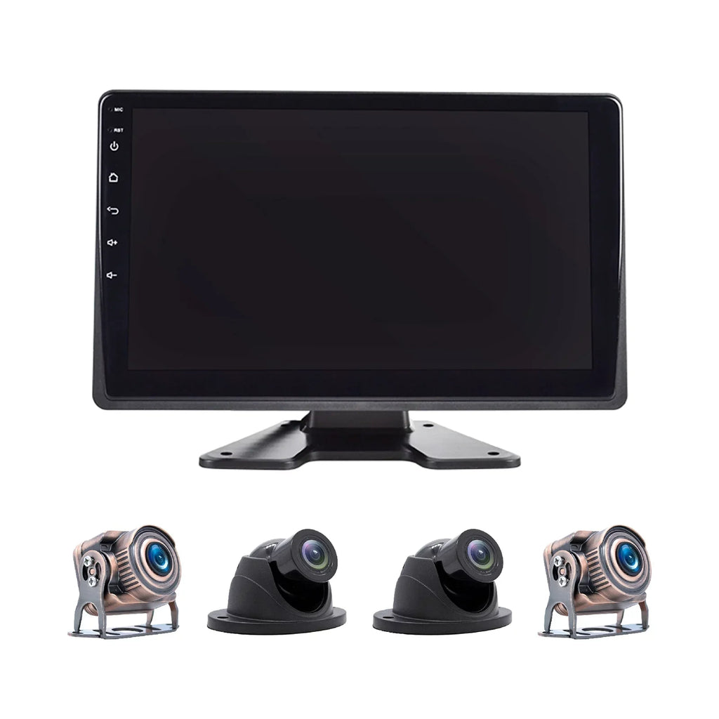 10.1"Monitor DVR Driving Video Recorder Touch Screen GPS for RV Truck Bus Camera B