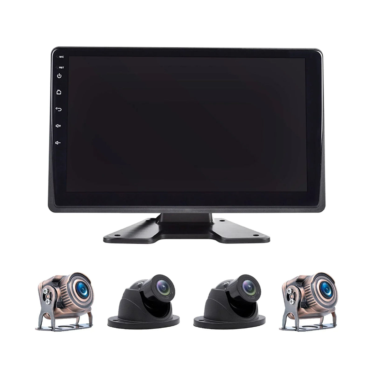 10.1"Monitor DVR Driving Video Recorder Touch Screen GPS for RV Truck Bus Camera B
