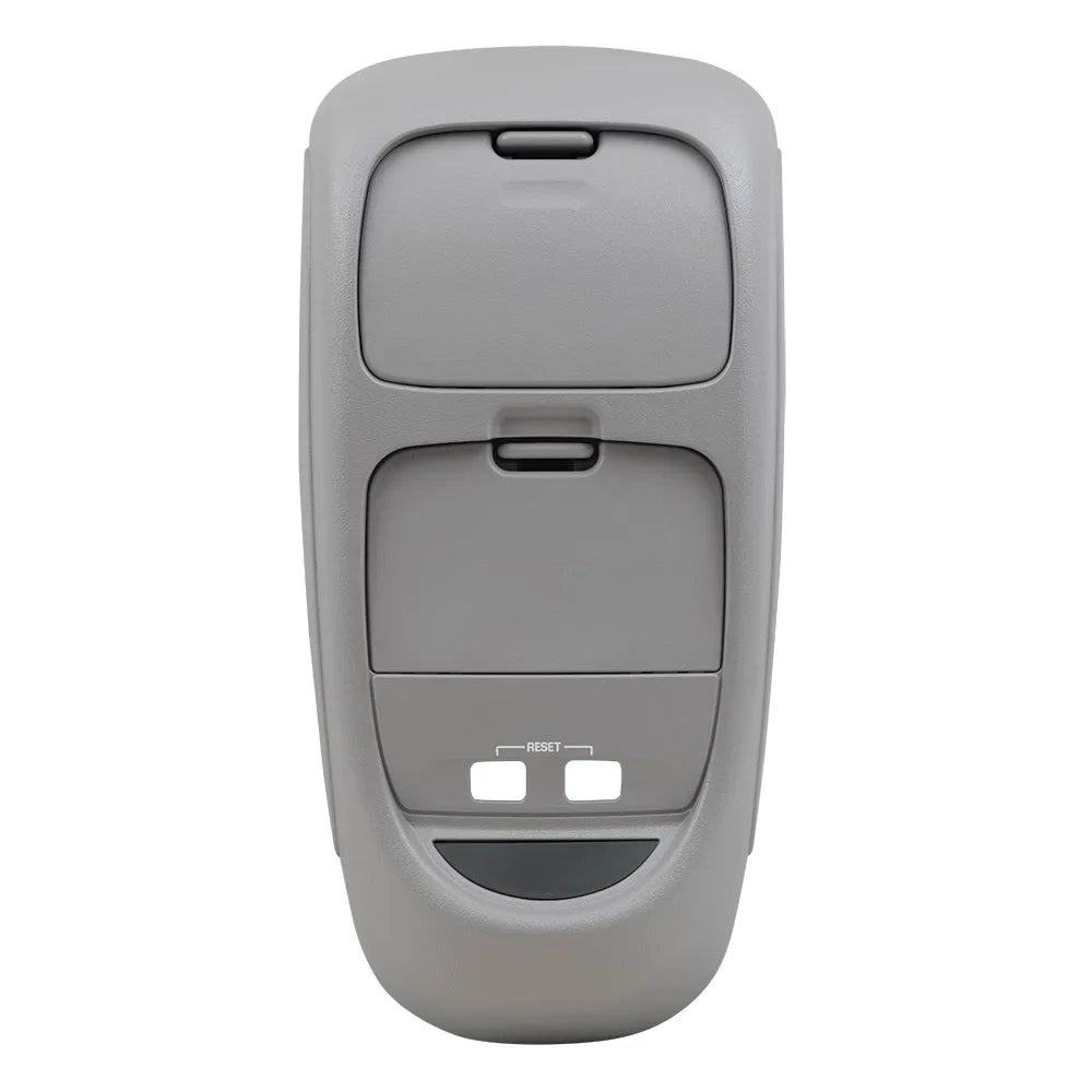 Brock Replacement Overhead Roof Ceiling Console Gray appropriate with 2002-2004 F250 F350 F450 Super Duty Pickup Truck w/out Sunroof 2C3Z 25519A70 AAC