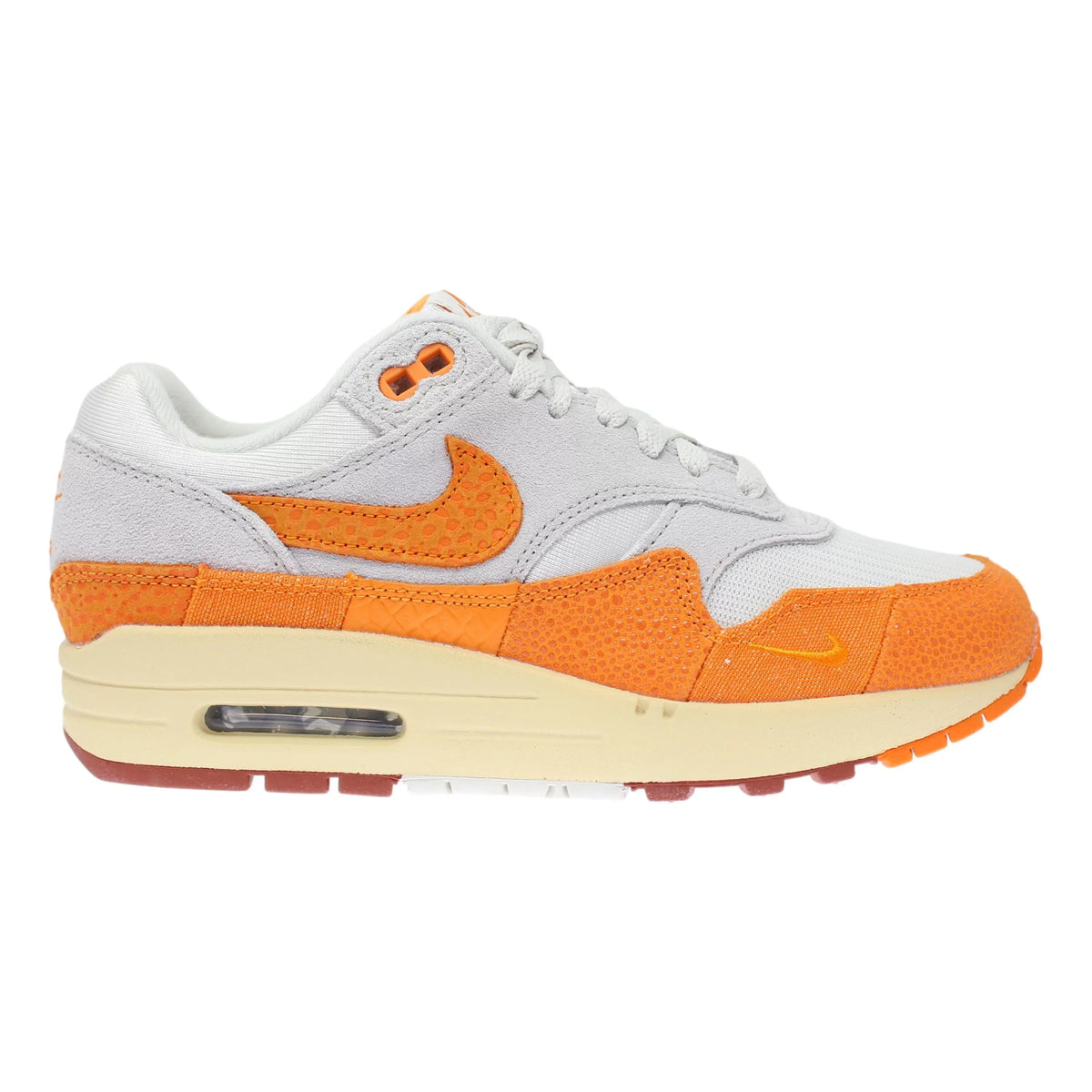 Air Max 1 Light Bone/Magma Orange DZ4709-001 Women's Size 9 Medium