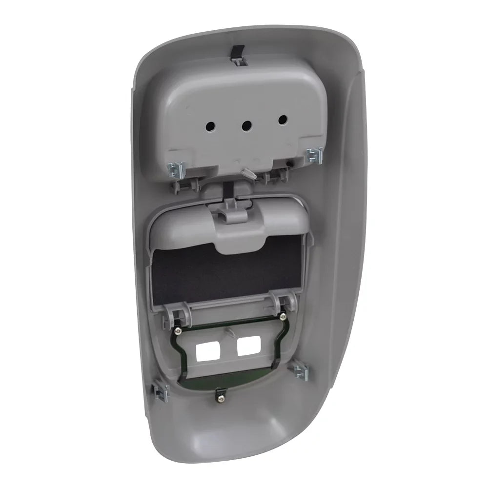 Brock Replacement Overhead Roof Ceiling Console Gray appropriate with 2002-2004 F250 F350 F450 Super Duty Pickup Truck w/out Sunroof 2C3Z 25519A70 AAC