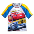 Disney Store Cars Lightning McQueen Rash Guard Swim Shirt Boy Size 4