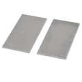 MasterCraft craft Backing Plates | 6 x 3 Inch Aluminum (Pair)