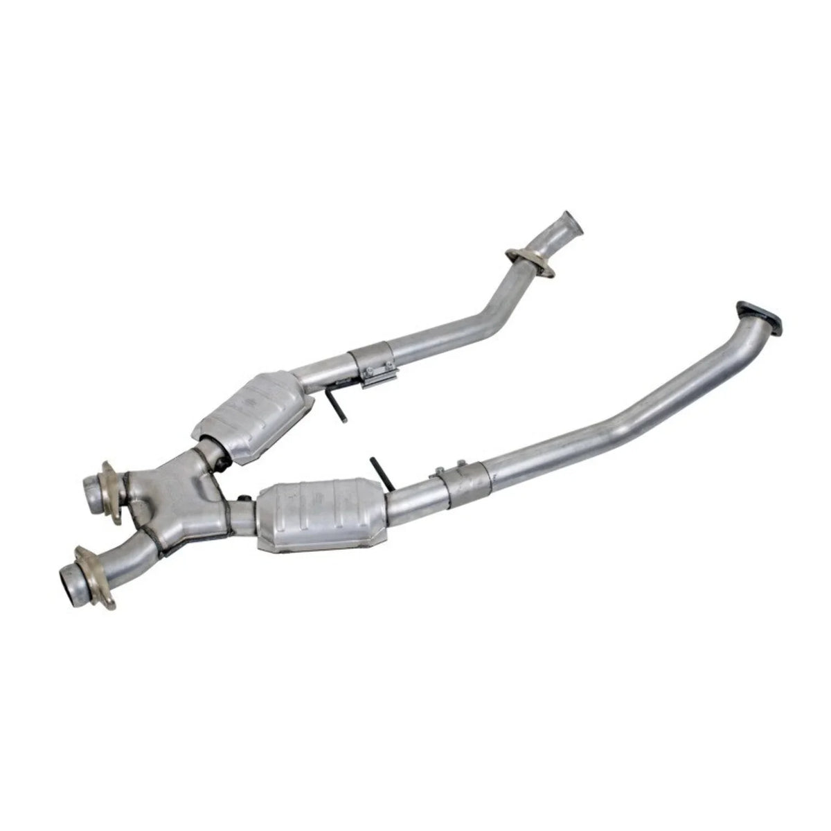 BBK 96-98 Mustang 4.6 GT High Flow X Pipe With Catalytic Converters - 2-1/2 Fits select: 1996-1998  MUSTANG