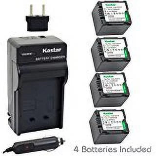 Kastar CGA_DU14 Battery (4_Pack) and Charger Kit for  CGA_DU06, CGA_DU07, CGA_DU14, CGA_DU21, VW_VBD070 VBD140 VBD210 w