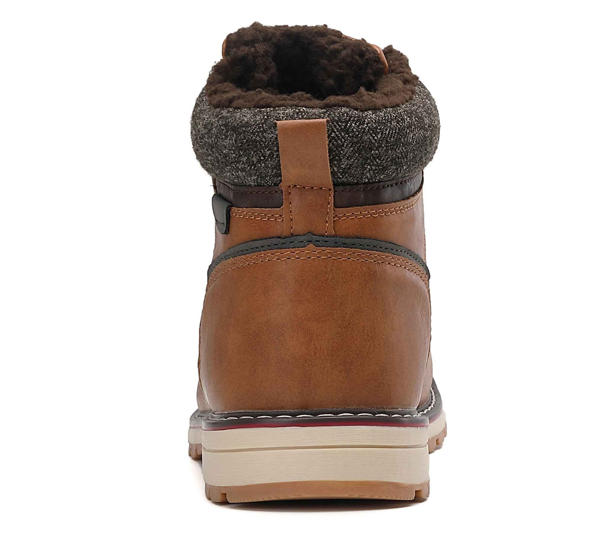 ARRIGO BELLO Men's Snow Hiking Boots Outdoor Winter Snow Boots 7 Light Brown