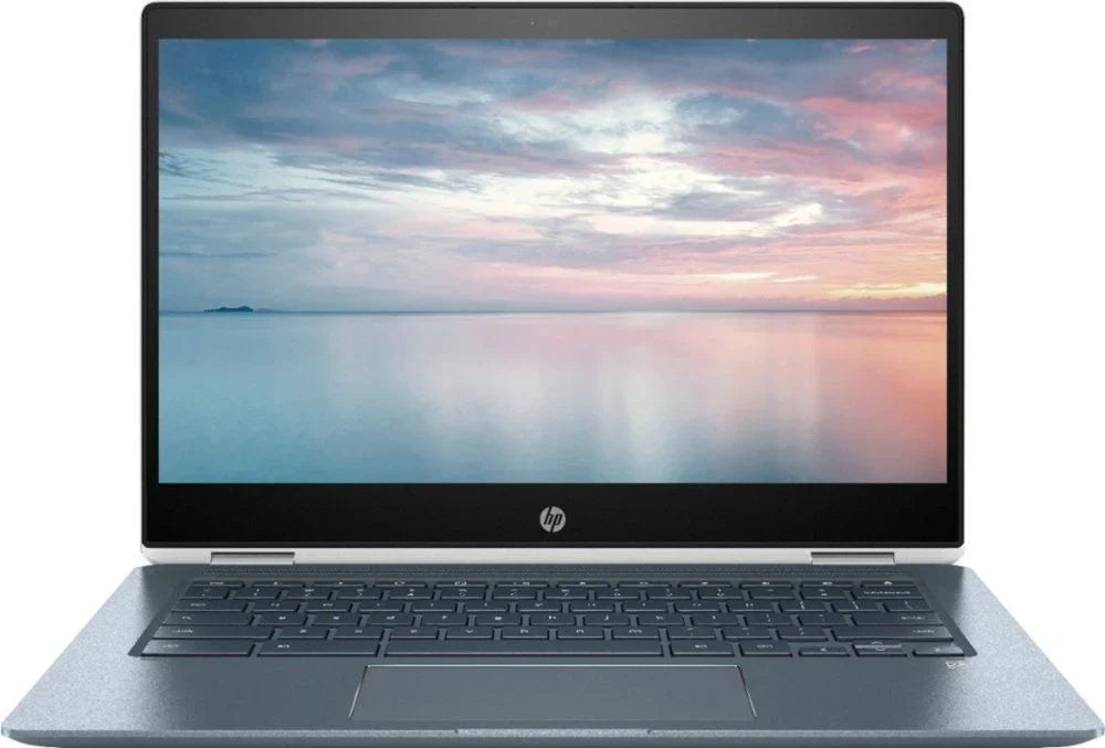'- 2-in-1 14" Touch-Screen Chromebook -  Core i3 - 8GB Memory - 64GB eMMC Flash Memory -  Finish In Ceramic White And Cloud Blue Touchscreen Laptop Notebook 14-DA0011DX
