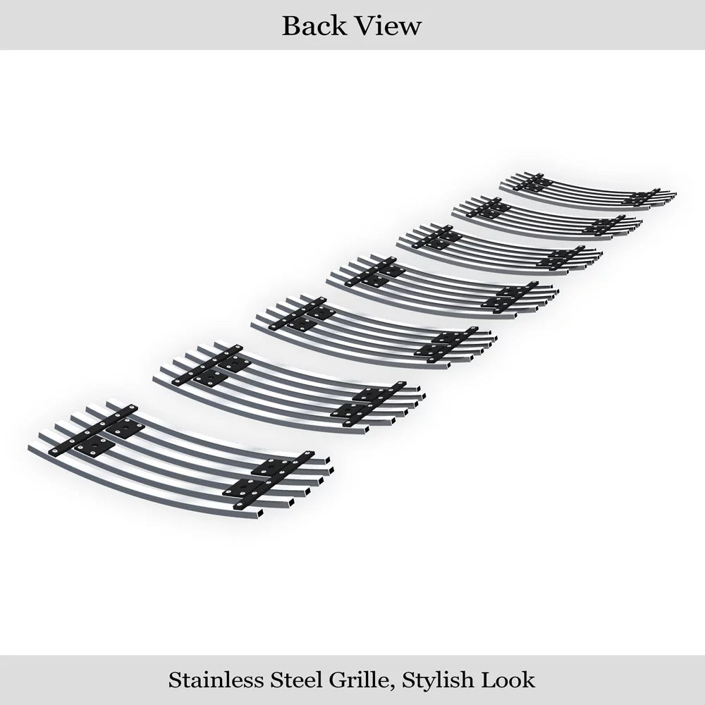 APS Premium Stainless Steel Chrome 8x6 Billet Grille matching with Jeep Grand Cherokee 2006-2008 Overland SRT8 Main Upper N19-S04566J