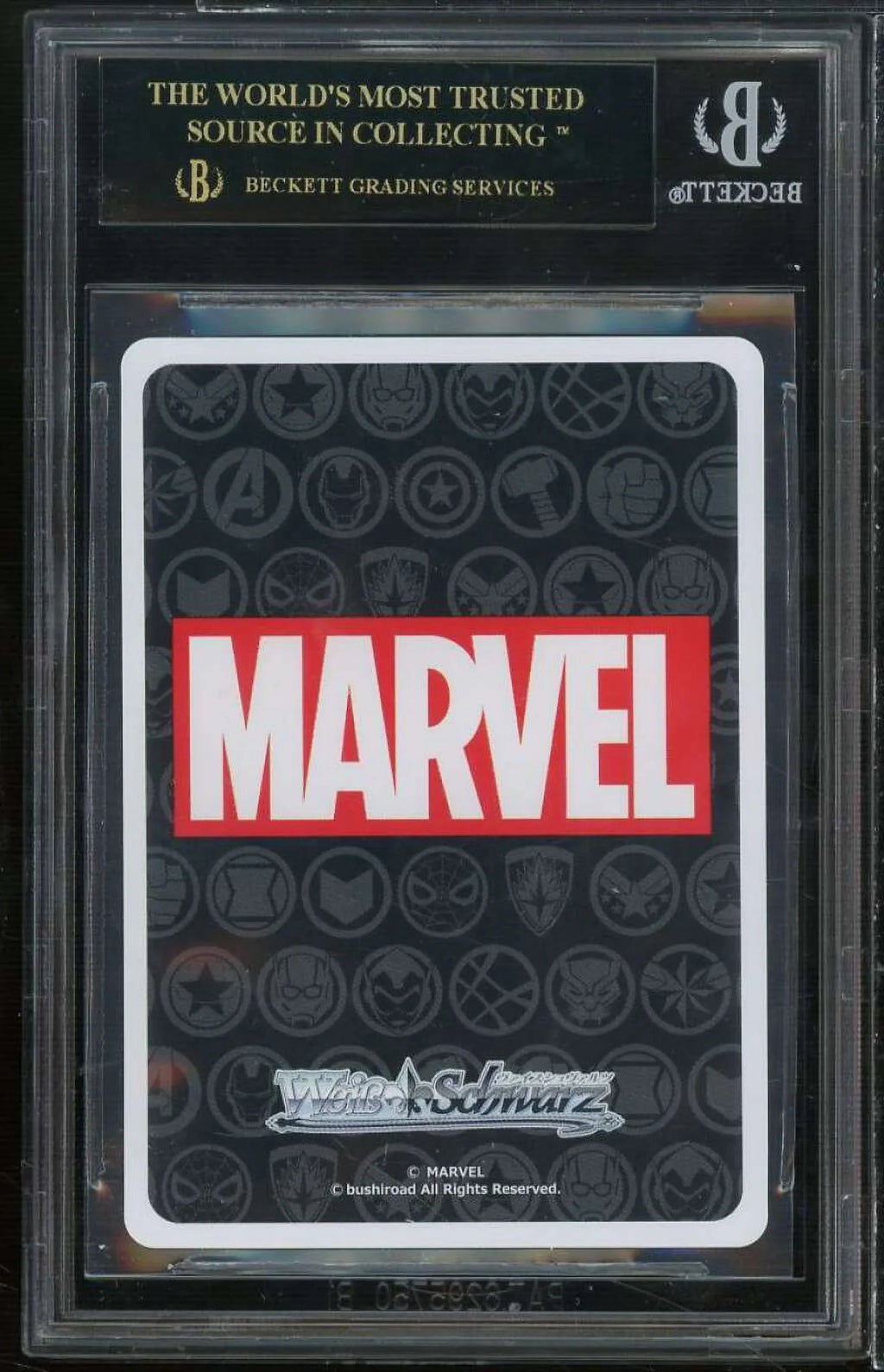 Falcon 2021 Weiss Schwarz Marvel Collection #mars98076 (PRISTINE BLACK) BGS 10