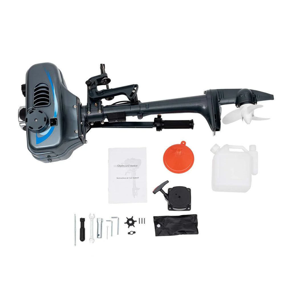 WUZSTAR 2 Stroke 3.5HP Outboard Motor Fishing ship Engine W/CDI moisture Cooling System