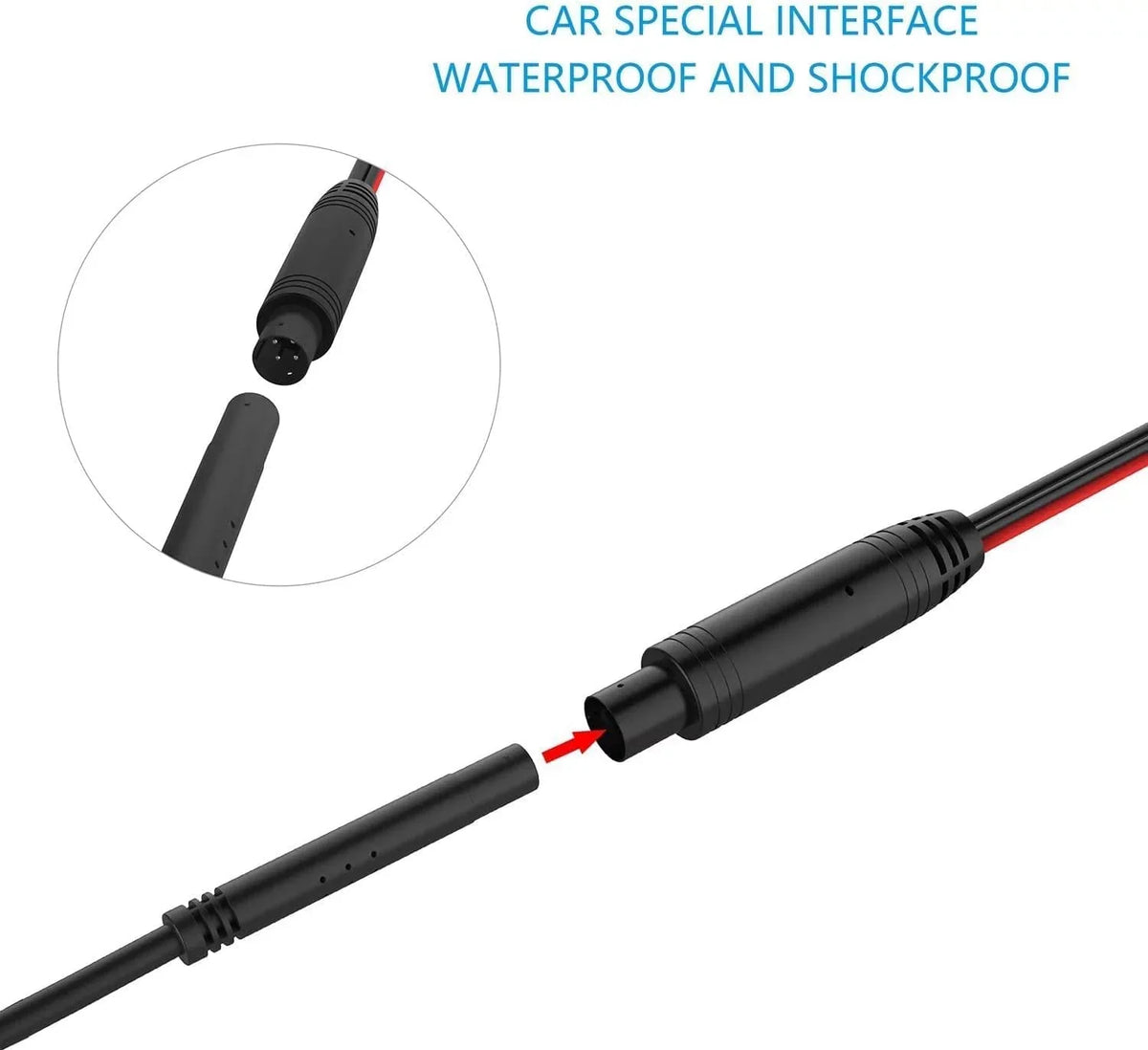 CAM108 Backup Camera License Plate HD Night Vision Rear View 170° Angle Waterproof appropriate with Pioneer Car Radio DMH-100BT DMH-WT8600NEX DMH-160BT DMH1770NEX AVH-120BT AVH-210EX AVH-2550NEX