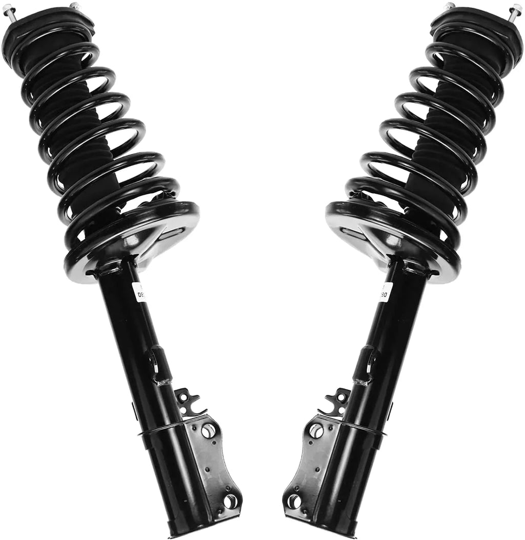 Detroit Axle - Rear Struts Sway Bars for 1997-2001  Camry 2.2L, 1999-2003 Solara Complete 2 Struts w/Coil Springs 2 Rear Sway Bar Links 1998 2000 Replacement Ready Struts Assembly