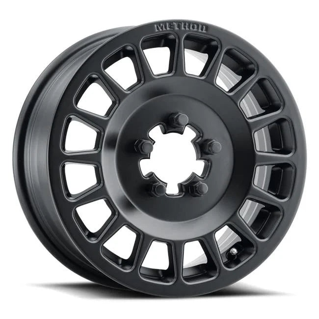 38 mm Offset 4 x 136 mm Bolt Pattern 100 mm Center Bore MR407 Bead Grip Wheel, Matte Black. 14 x 6 in