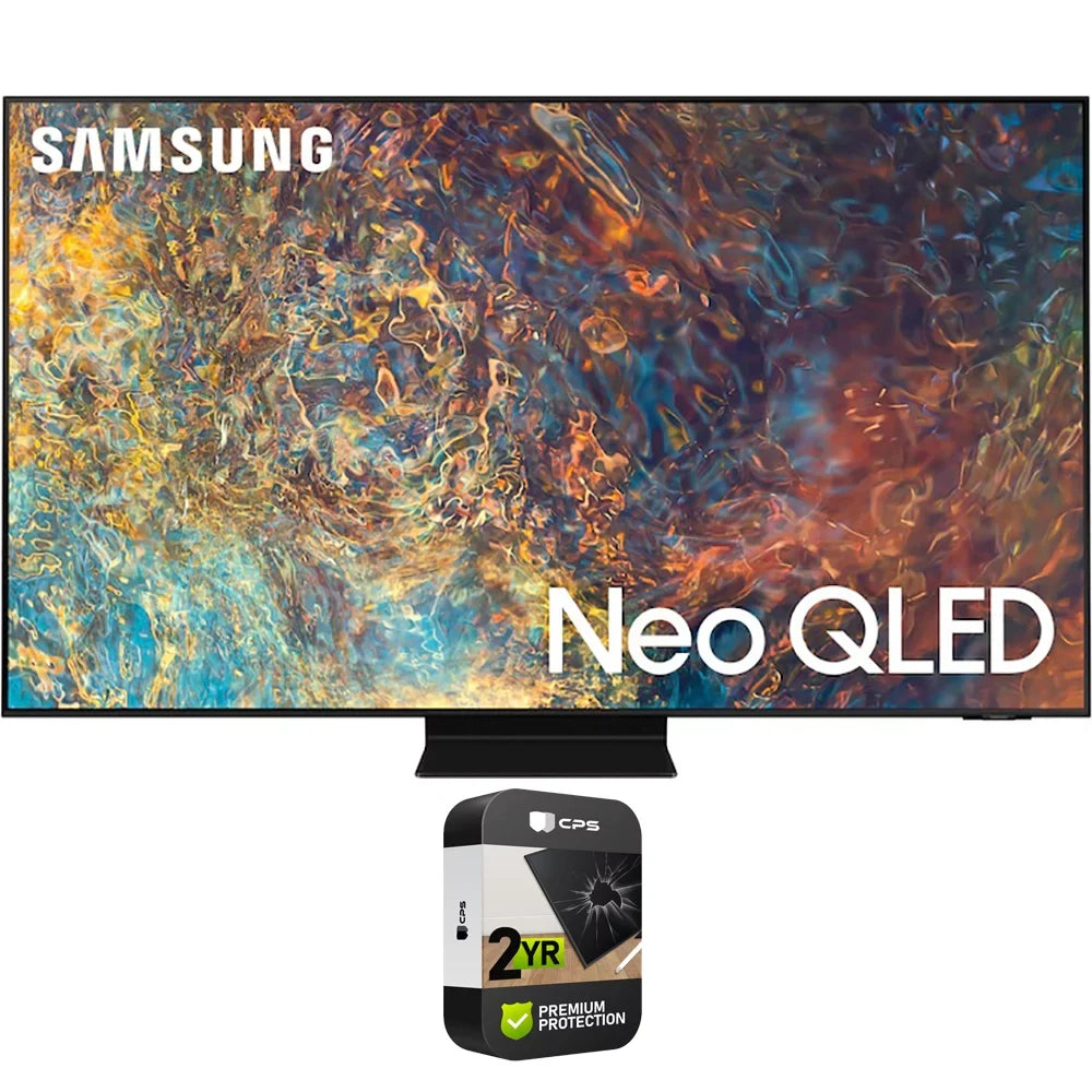 Restored  QN85QN90AA 85 inch Neo QLED 4K Smart TV (2021) Bundle with 2 Year Premium Extended Protection Plan (Refurbished)