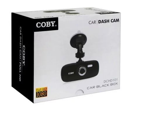 Coby DCHD-101 4X Zoom 1080p Full HD 2.7 Screen Car Dash Cam