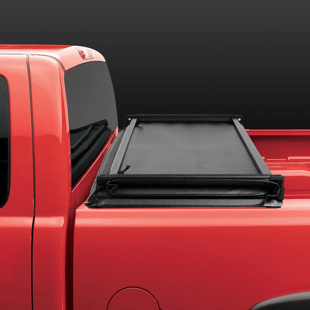 DNA Motoring TTC-TRISOFT-060 for 2016 to 2019  Tacoma 6' Bed Fleetside Adjustable Tri-Fold Soft Top Trunk Tonneau protector 17 18