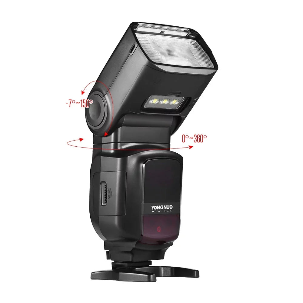 YONGNUO Camera Flash,Yn968n Ii 5600k Dslr Cameras Dslr Cameras suitable Yn968n Wireless Ttl Speedlite 1/8000s Speedlite 1/8000s Hss Built-in Led 5600k Cameras appropriate With matching With Yn622n