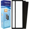 Filter Bros HEPA Filter B Replacement suitable With GermGuardian FLT48252PK - AC4825, AC4870, AC4825DLX, Home Air Cleaner Guardian Purifiers with Technologies, AC4900CA, CDAP4500BCA, and CDAP4500WCA