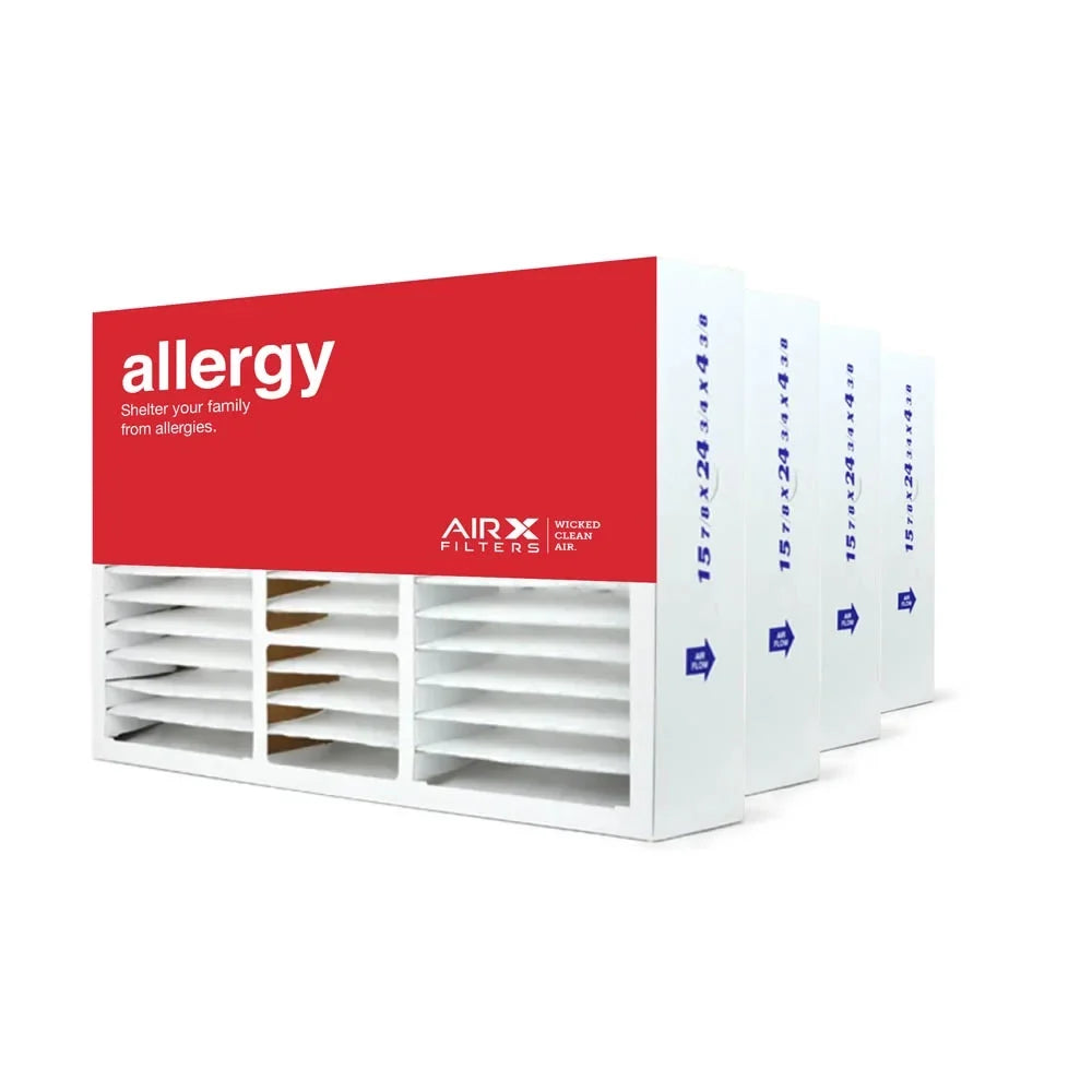 AIRx Filters 16x25x5 MERV 11 HVAC AC Furnace Air Filter Replacement for Honeywell FC100A1029 CF200A1008 CF200D1625, Allergy 4-Pack, Made in the USA