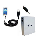 Gomadic High Capacity Rechargeable External Battery Pack suitable for the  Galaxy S4 Mini - Portable Charger with TipExchange Technology