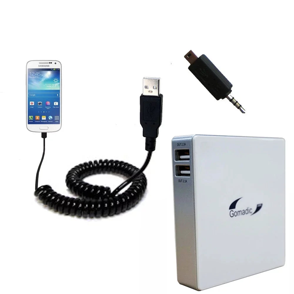 Gomadic High Capacity Rechargeable External Battery Pack suitable for the  Galaxy S4 Mini - Portable Charger with TipExchange Technology