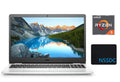 2021  Inspiron 15 3505 15.6" FHD Laptop, AMD Ryzen 5-3450U Processor, 16GB RAM, 1TB SSD, AMD Radeon Vega 8 Graphics, Webcam, HDMI, Bluetooth, Windows 10, White, with NSSDC Mousepad
