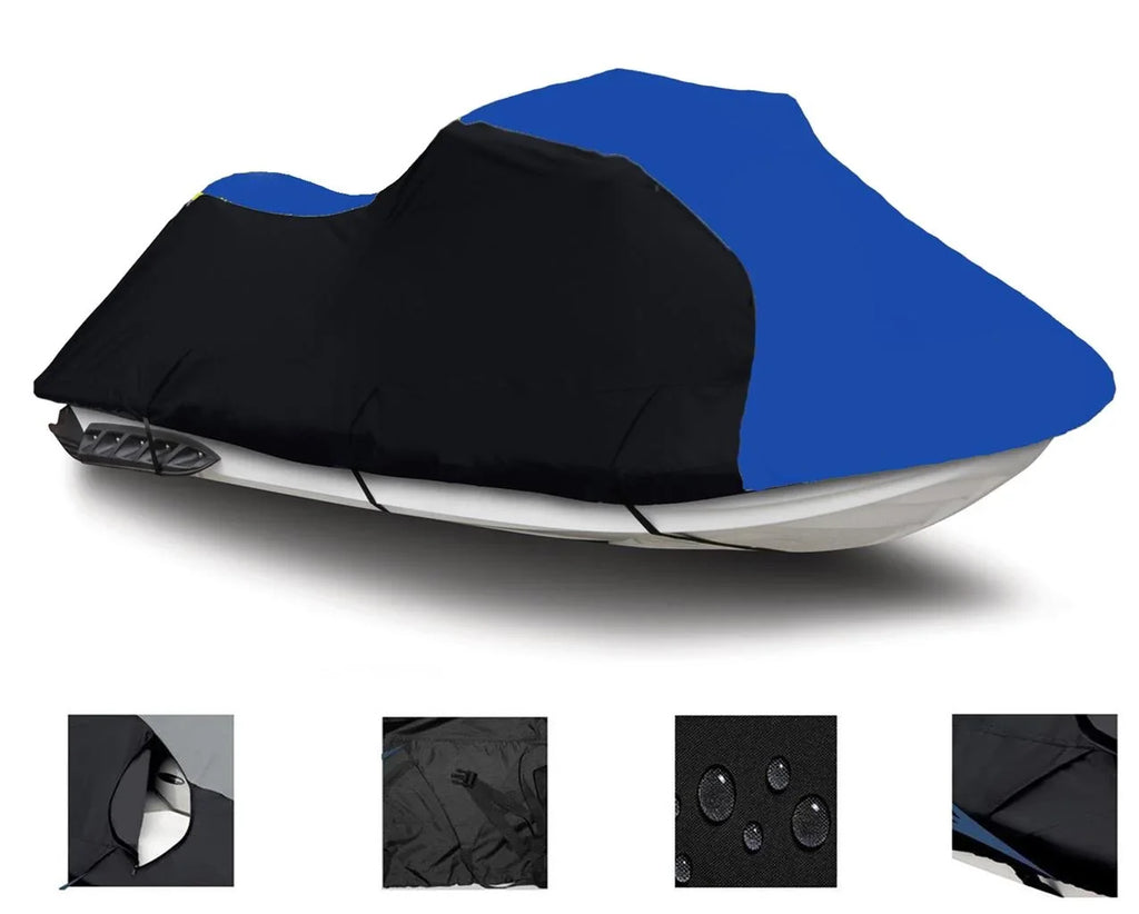 BLACK / BLUE HEAVY-DUTY shield suitable for KAWASAKI STX 1100 1997 1998 1999 Jet Ski Trailerable shield