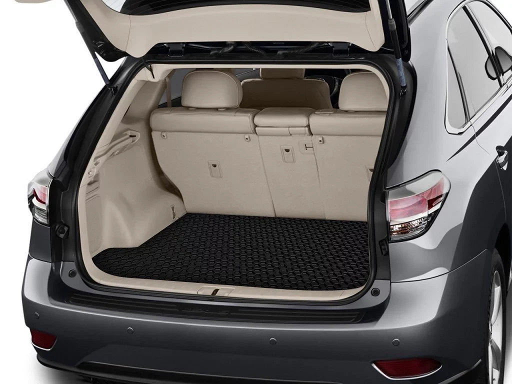 ToughPRO - Trunk Mat suitable with  Camry - All climate Heavy Duty (Made in USA) - Black Rubber - 2008