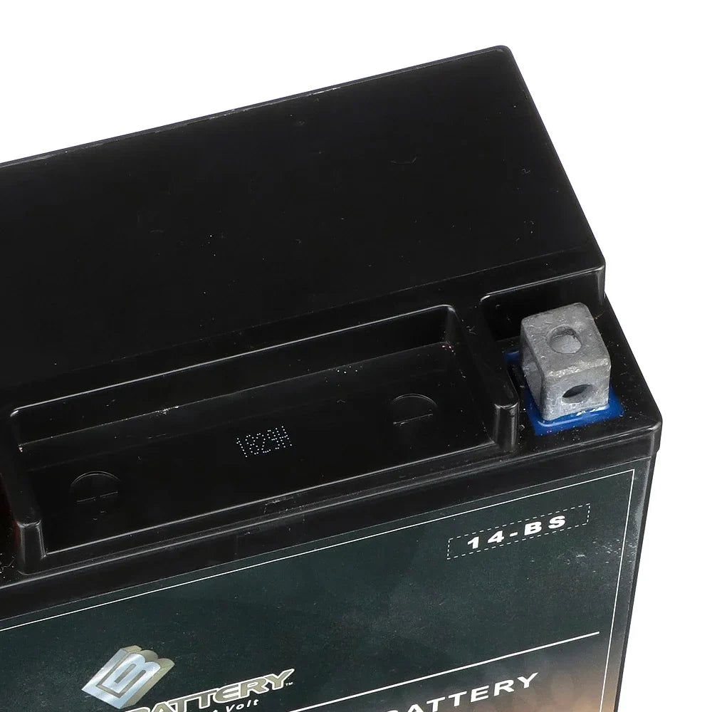 Tourer) 1100cc, Years (2001 - 2007). E. C. Chrome Battery Ytx14-bs (14-bs 12 Volts,12 Ah, 200 Cca) Motorcycle Battery for Honda Vt1100c, C3, T Shadow (spirit, Aero, A