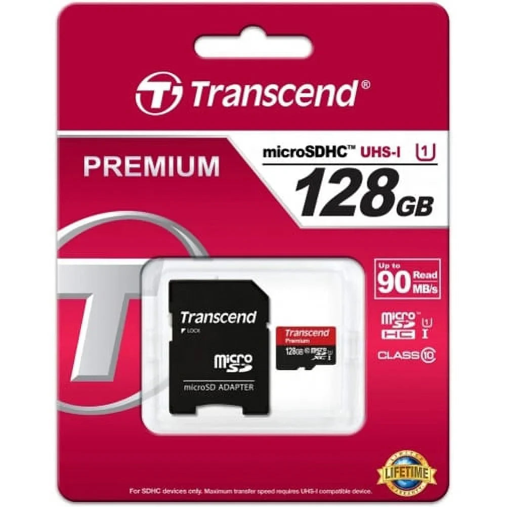 Transcend 128GB Memory Card for Moto G Stylus 5G (2022) Phone - High Speed MicroSD Class 10 MicroSDXC Y1B suitable With Motorola Moto G Stylus 5G (2022)