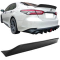 Ikon Motorsports suitable with 18-23  Camry Rear Trunk Spoiler IKON Duckbill Style Unpainted PP