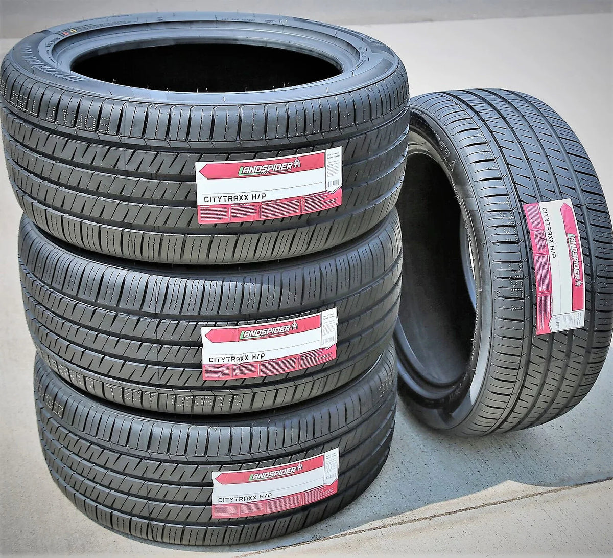 Pair of 2 (TWO) Landspider Citytraxx H/P 225/40ZR18 225/40R18 92W XL AS A/S High Performance Tires Fits: 2014-15 Honda Civic Si, 2013  Corolla LE