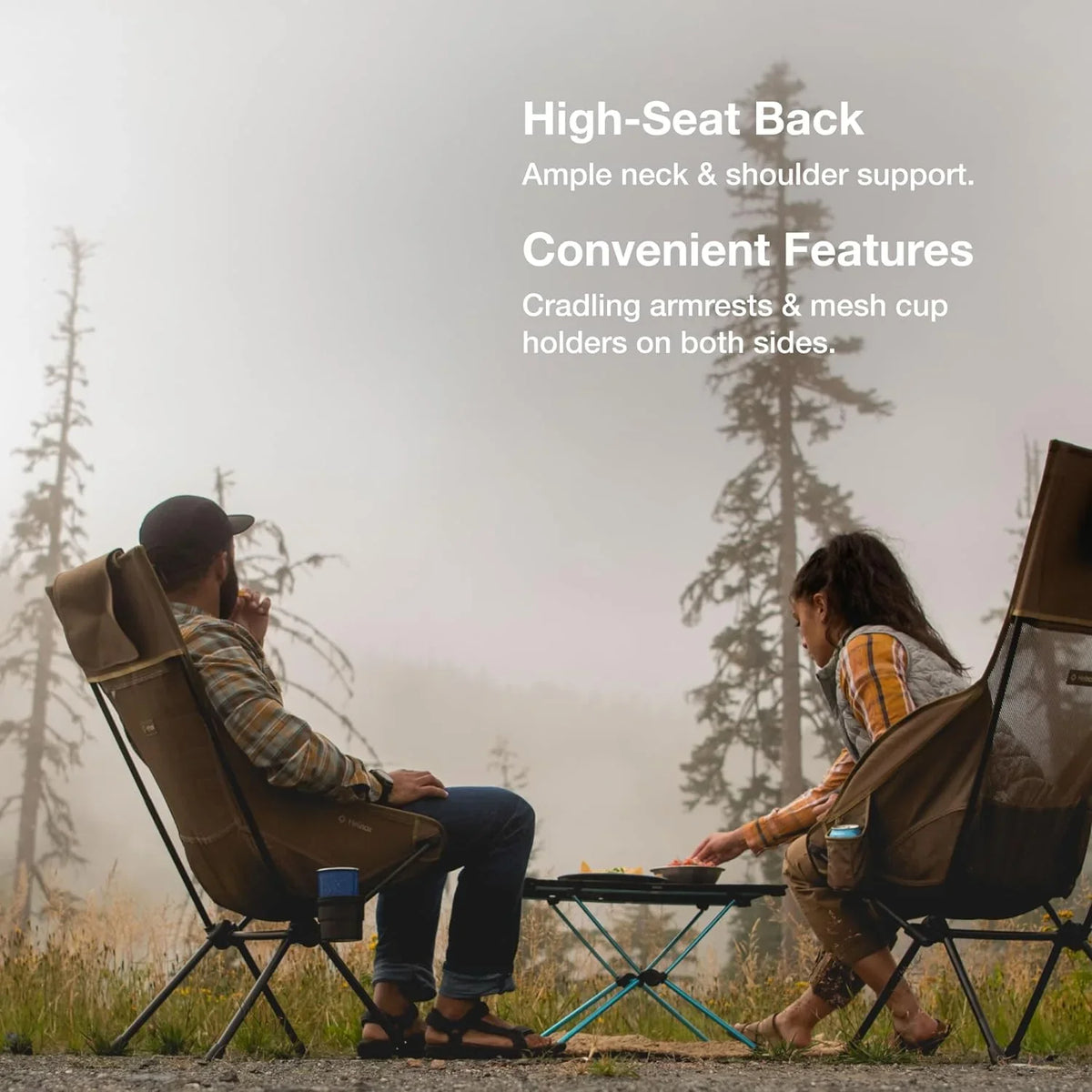 YUNWEN Savanna High-Back Collapsible Camp Chair