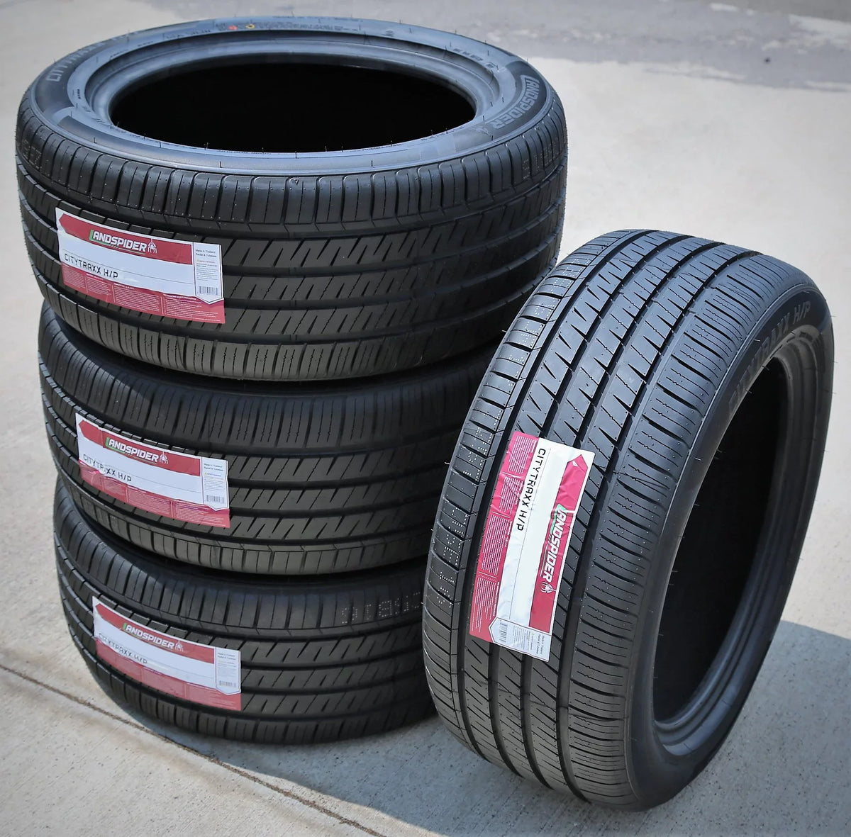 Pair of 2 (TWO) Landspider Citytraxx H/P 225/40ZR18 225/40R18 92W XL AS A/S High Performance Tires Fits: 2014-15 Honda Civic Si, 2013  Corolla LE