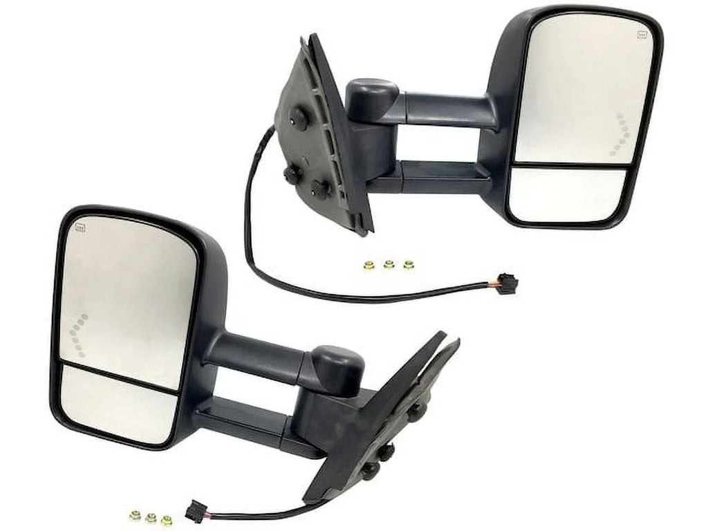 Mirror Set - suitable with 2007 - 2014 Chevy Silverado 3500 HD 2008 2009 2010 2011 2012 2013