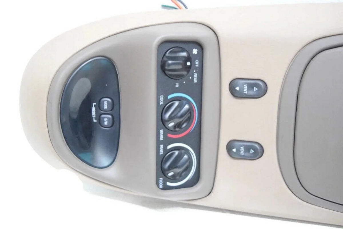 00 01 02 03 04 05  Excursion Overhead Console Climate Control Map Light