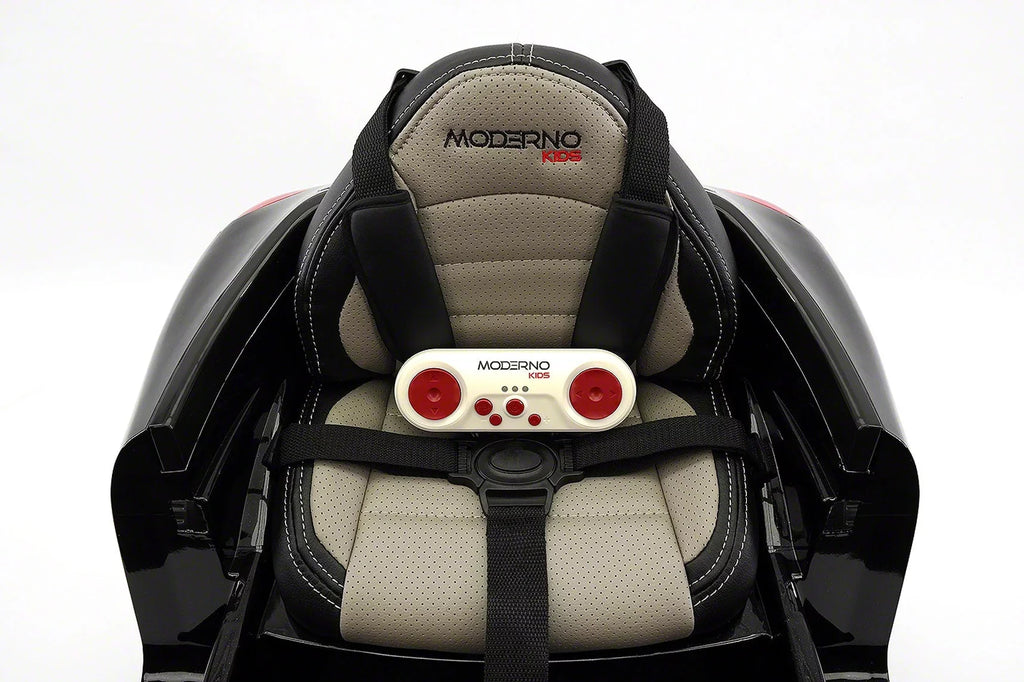 Kiddie Roadster 12V Kids Electric Ride-On Car with R/C Parental Remote | Black Metallic