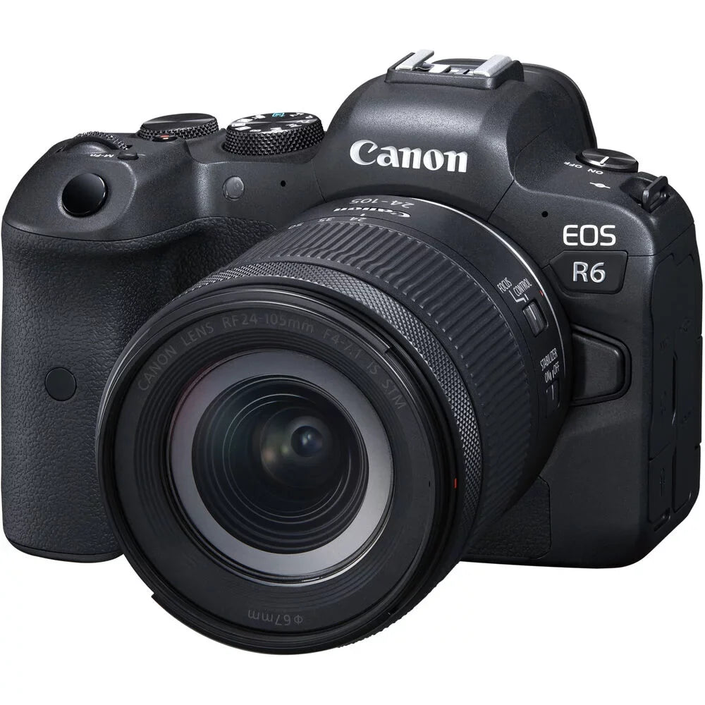 EOS R6 Mirrorless Camera W/ 24-105mm f/4-7.1 Lens - Advanced Bundle