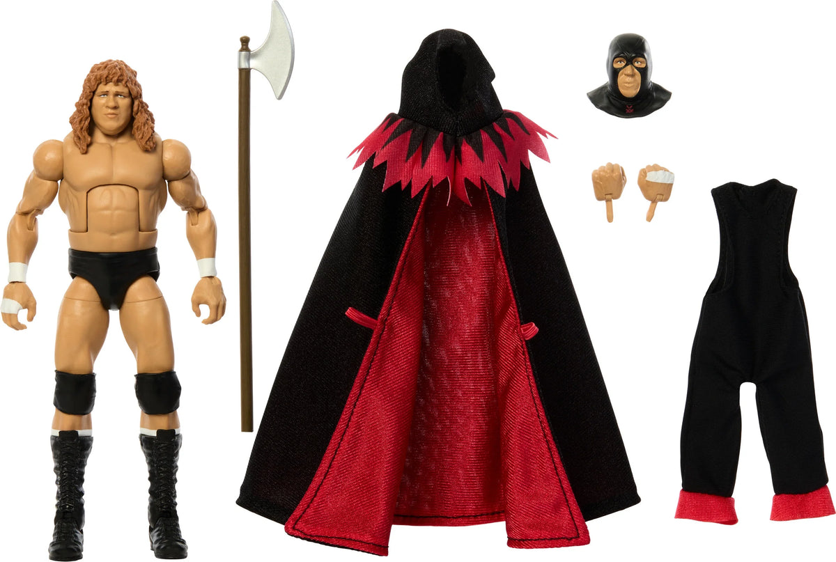 WWE Elite Terry Gordy Action Figure, 6-inch Collectible Superstar with Articulation & Accessories