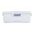 Hard Sided Ice Chest Cooler, White. Coleman 150 qt