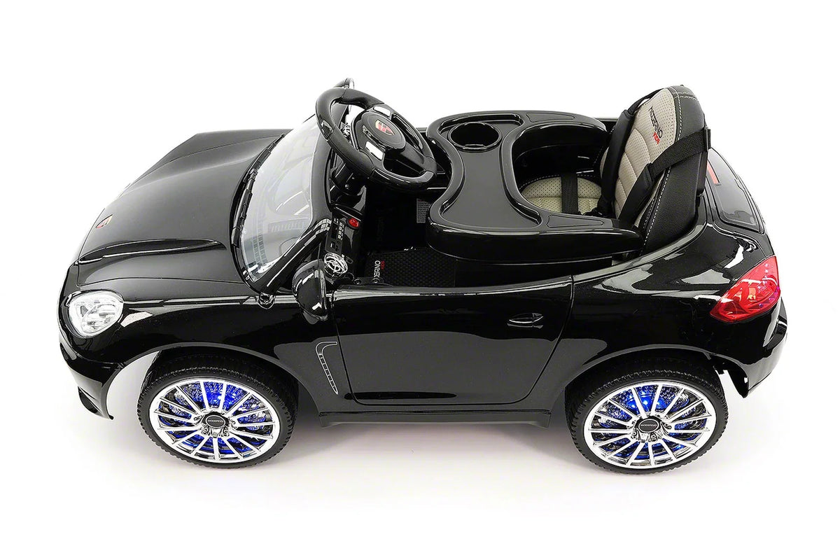 Kiddie Roadster 12V Kids Electric Ride-On Car with R/C Parental Remote | Black Metallic
