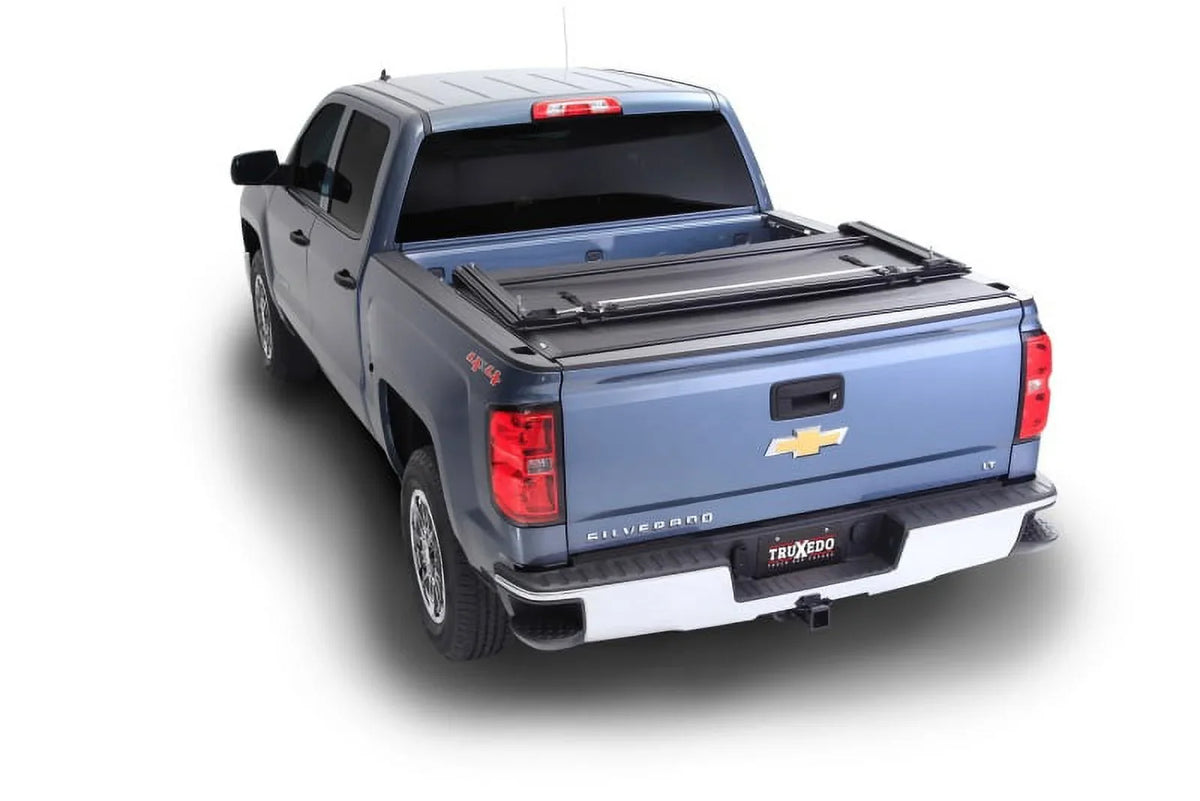 TruXedo Deuce Hybrid Truck Bed Tonneau wrap | 771501 | Fits 2007 - 2014 Chevy/GMC Silverado/Sierra 3500HD, Dually, w/Bed Caps 8' 2" Bed (97.6")