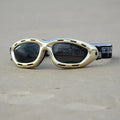 Vented Floating Jet Ski Goggles |  Gold Frame / Smoke Tint Lens | Jettribe Classic Series | Adult Size