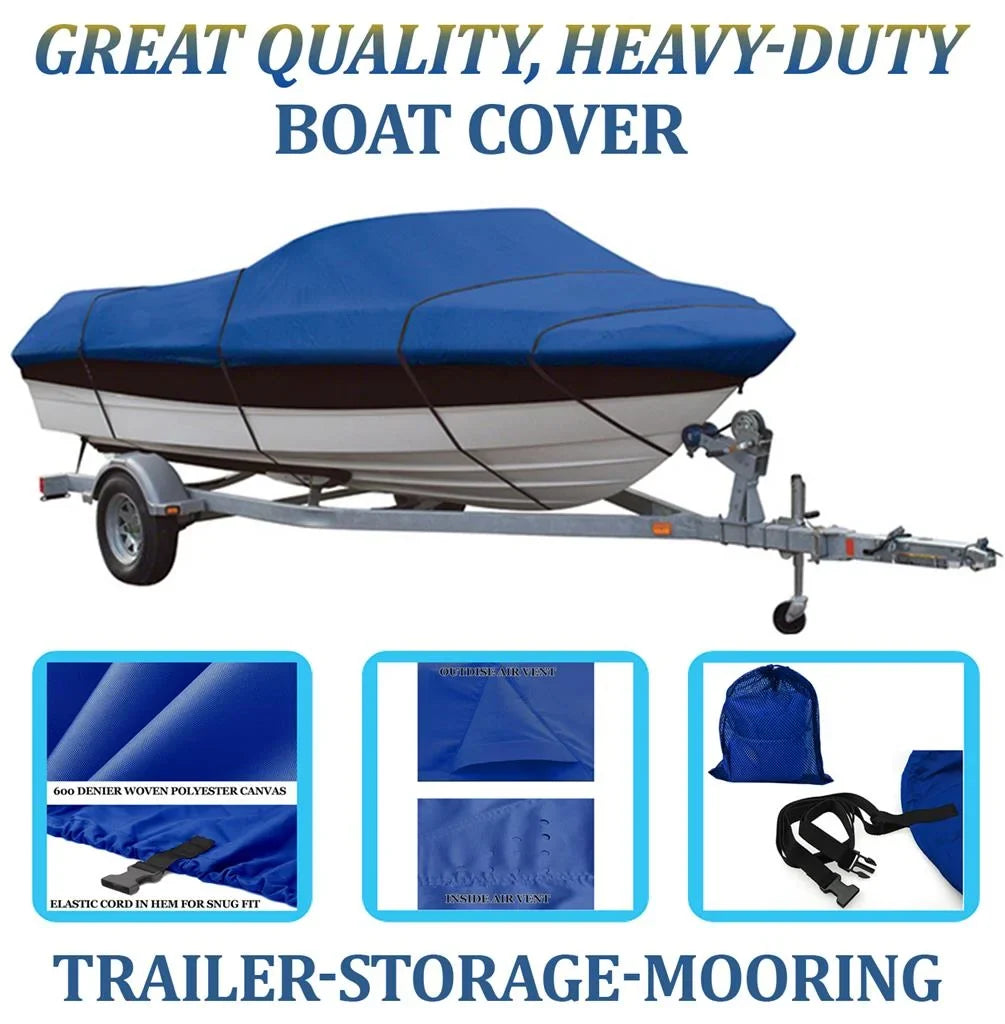 BLUE, excellent premium vessel wrap suitable for SYLVAN ADVENTURER 1600 TILLER 2000-2001