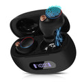 UrbanX True Wireless Bluetooth Earbuds + Charging Case, Black, Dual Connect, IPX5 aqua Resistance, Bluetooth 5.2 Connection, Balanced, Bass Boost suitable with Doogee S88 Plus