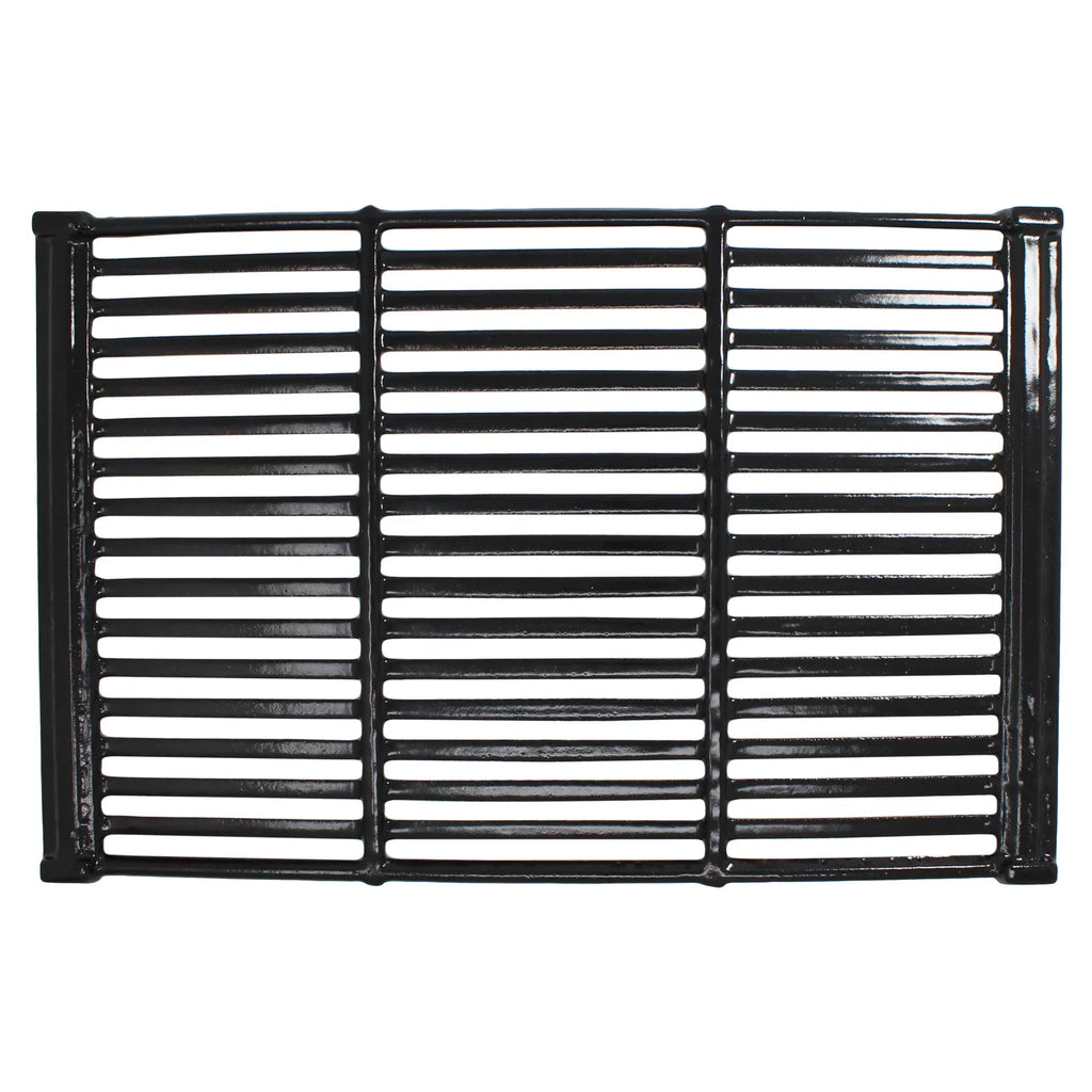 2 BBQ Grill Cooking Grates & 3 Heat Shield Plate Tent Replacement Parts for Charmglow 810-7440-S - appropriate Barbeque Porcelain Enameled Cast Iron Grid 19" & Flame Tamer, Flavorizer Bar