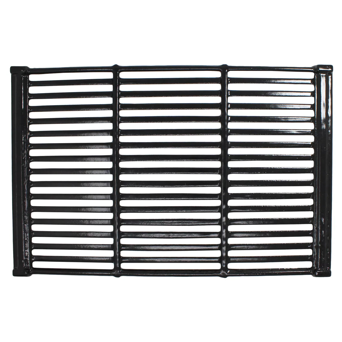 2 BBQ Grill Cooking Grates & 3 Heat Shield Plate Tent Replacement Parts for Charmglow 810-7440-S - appropriate Barbeque Porcelain Enameled Cast Iron Grid 19" & Flame Tamer, Flavorizer Bar