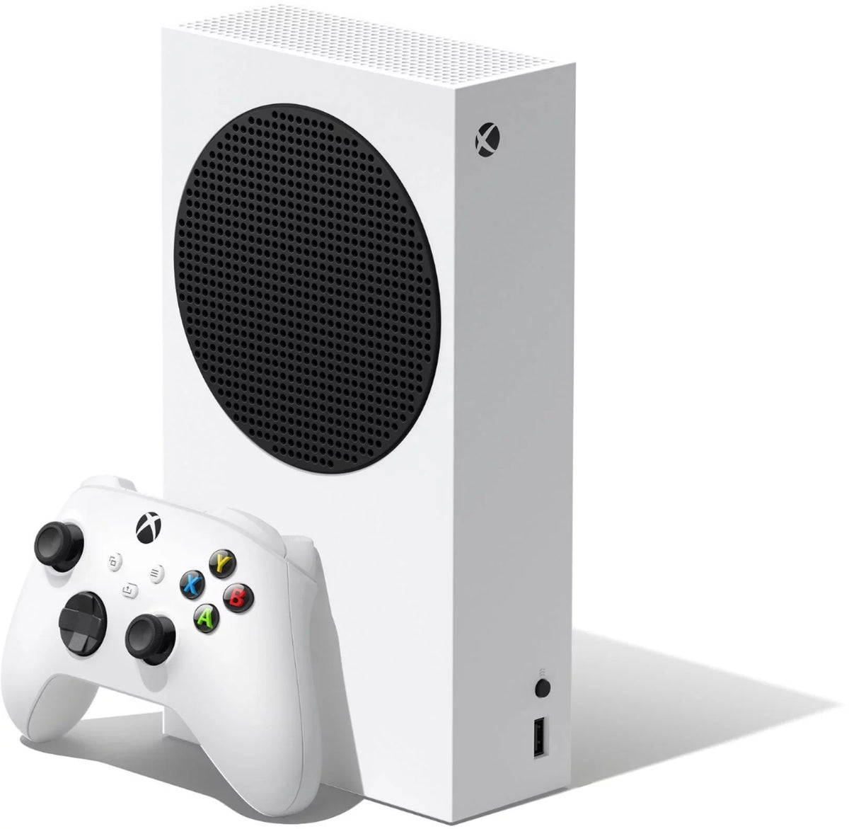 Xbox Series S Console Fortnite Rocket League with White PRO Compact Controller, Charge Cable/Battery and Wireless Controller Keypad